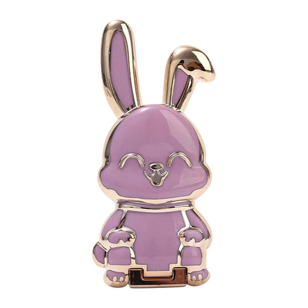 Foldable Bunny Phone StandPortable Holder for All Mobile Phones Cute Desk Accessories Office Home Decor