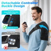 Detachable Wireless APP Control Electric Heating Vibration Shoulder Knee Massager Brace 3 Levels Timer Shoulder Massage Belt Bra