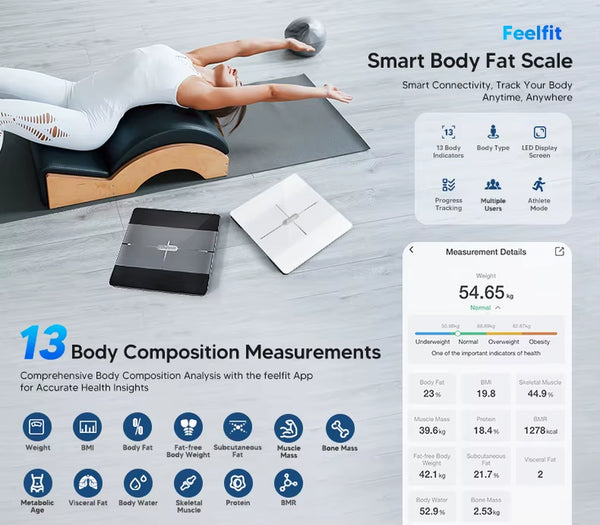 2025 Hot Selling High-Precision Digital Body Fat Scale Smart 180Kg LED Screen Bathroom Scale for Home Use BMI Body Fat Scale
