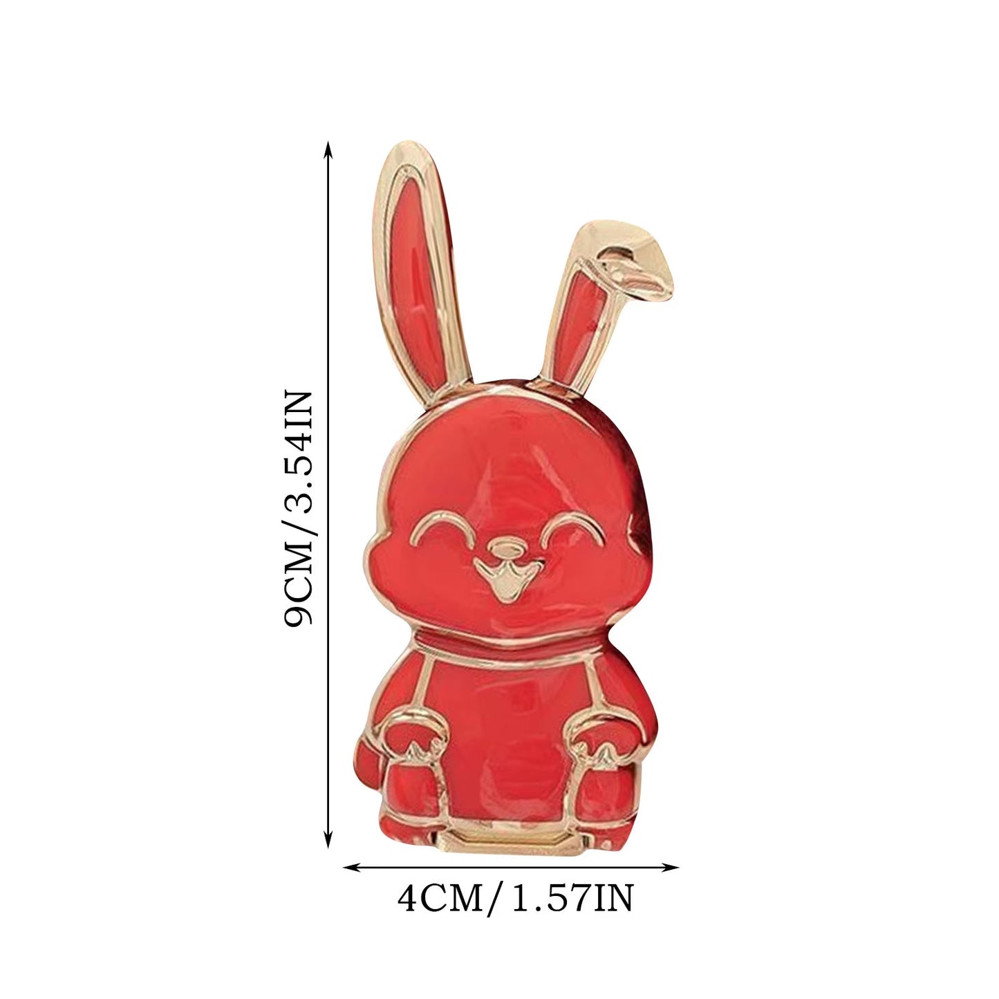 ‌Foldable Bunny Phone Stand  Portable Holder for All Mobile Phones Cute Desk Accessories Office Home Decor