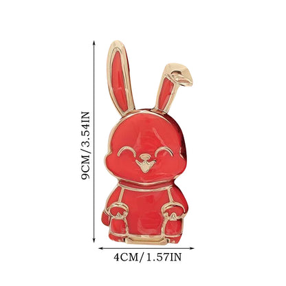 ‌Foldable Bunny Phone Stand  Portable Holder for All Mobile Phones Cute Desk Accessories Office Home Decor